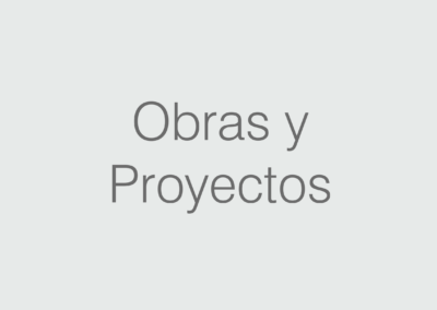 Obras y proyectos